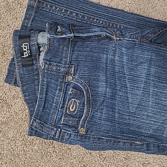 TOUCH by Alyssa Milano Lowrise Green Bay Packer Jeans Size 26 - Picture 2 of 9